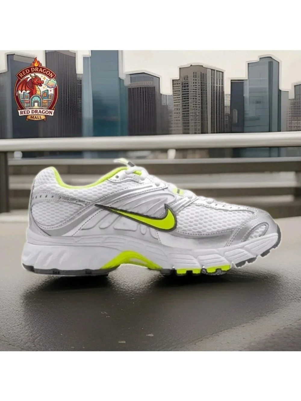Nike Air Max Moto 2K White Cyber Metallic Silver HQ2056-105 - Women's Size 11